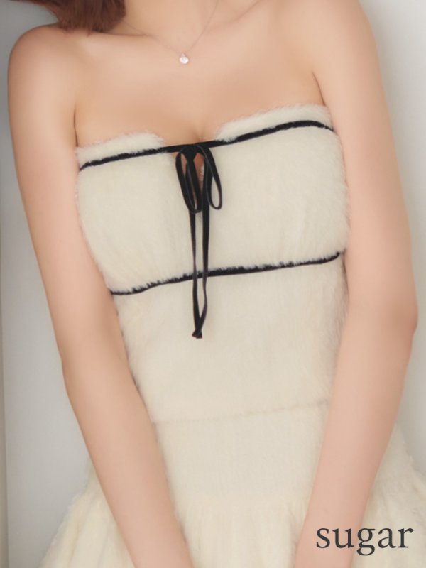 アイボリー　モデル：れみれみ 身長：163cm　着用サイズ：Sサイズ