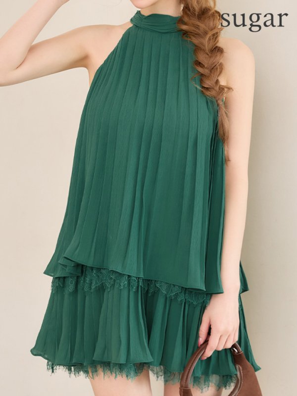 グリーン　モデル：ゆめ　身長：160cm　着用サイズ：Sサイズ