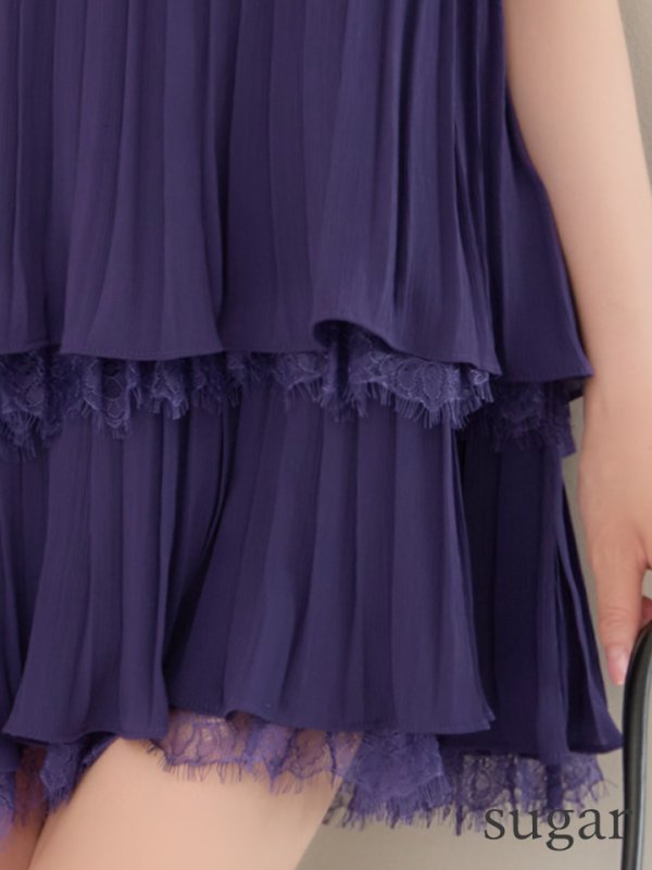 ロイヤルパープル　モデル：れみれみ 身長：163cm　着用サイズ：Sサイズ