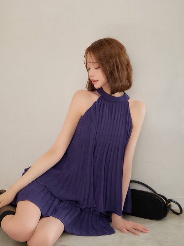 ロイヤルパープル　モデル：れみれみ 身長：163cm　着用サイズ：Sサイズ