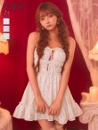 ブルー　モデル：まみ　身長：161cm　着用サイズ：Sサイズ