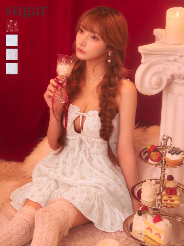 イエロー　モデル：まみ　身長：161cm　着用サイズ：Sサイズ