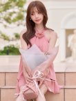 ピンク　モデル：天海りこ　身長：156cm　着用サイズ：Sサイズ