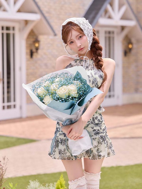 ネイビー　モデル：まみ　身長：160cm　着用サイズ：Sサイズ