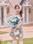 ネイビー　モデル：まみ　身長：160cm　着用サイズ：Sサイズ