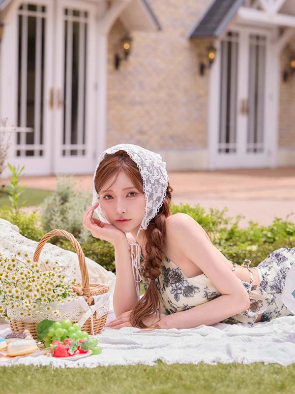 ネイビー　モデル：まみ　身長：160cm　着用サイズ：Sサイズ