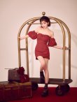 レッド　モデル：明日花キララ　身長：162cm 着用サイズ：Sサイズ