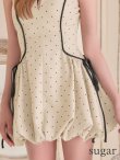 ベージュ　モデル：いおり　身長：161cm　着用サイズ：Sサイズ