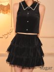 ブラック　モデル：羽澄まり　身長：158cm　着用サイズ：Sサイズ