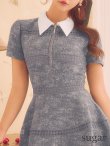 グレー　モデル：ひめか　身長：153cm　着用サイズ：Sサイズ