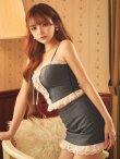 グレー　モデル：まみ　身長：161cm　着用サイズ：Sサイズ