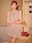 ピンクベージュ　モデル：明日花キララ　身長：162cm 着用サイズ：Sサイズ