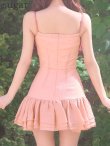 ピンク　モデル：三上悠亜　身長：159cm　着用サイズ：Sサイズ
