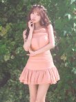 ピンク　モデル：三上悠亜　身長：159cm　着用サイズ：Sサイズ