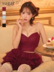 ワインレッド　モデル：りな　身長：160cm　着用サイズ：Sサイズ