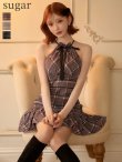 ブラウン　モデル：明日花キララ　身長：162cm 着用サイズ：Sサイズ