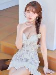 ブルー モデル：三上悠亜　身長：159cm　着用サイズ：Sサイズ