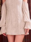 グレージュ　モデル：るりぴ　身長：165cm　着用サイズ：Sサイズ