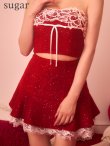 レッド　モデル：まみ　身長：161cm　着用サイズ：Sサイズ