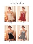 画像48: 【予約商品/10月下旬発送予定】【ROBE de FLEURS/ローブドフルール】ツイード/ ニット/ リボン/ ベアトップ/ レース/ ストレッチ/ セットアップ/ フレア/ ミニドレス/ キャバドレス[OF08] (48)