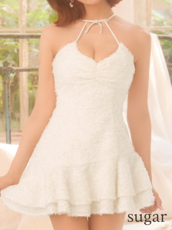 アイボリー　モデル：明日花キララ　身長162cm　着用サイズ：Sサイズ