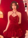 レッド　モデル：天海りこ　身長：156cm　着用サイズ：Sサイズ