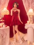 レッド　モデル：天海りこ　身長：156cm　着用サイズ：Sサイズ
