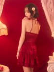レッド　モデル：天海りこ　身長：156cm　着用サイズ：Sサイズ