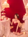 レッド　モデル：天海りこ　身長：156cm　着用サイズ：Sサイズ