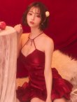 レッド　モデル：天海りこ　身長：156cm　着用サイズ：Sサイズ
