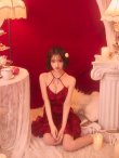 レッド　モデル：天海りこ　身長：156cm　着用サイズ：Sサイズ