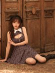 レッド モデル：羽澄まり　身長：158cm　着用サイズ：Sサイズ
