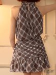ブラウン　モデル：明日花キララ　身長：162cm 着用サイズ：Sサイズ