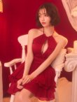 レッド　モデル：天海りこ　身長：156cm　着用サイズ：Sサイズ