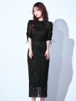 ブラック モデル：ゆめ　身長：160cm　着用サイズ：8号(Sサイズ)