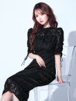 ブラック モデル：ゆめ　身長：160cm　着用サイズ：8号(Sサイズ)
