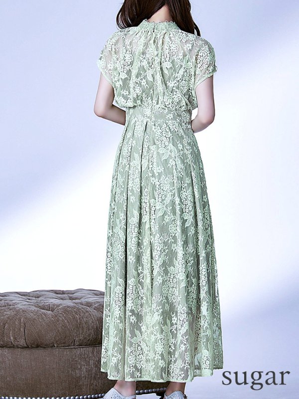 ダスティーミント  モデル：ゆめ　身長：160cm　着用サイズ：8号(Sサイズ)