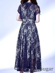 ネイビーベージュ  モデル：ゆめ　身長：160cm　着用サイズ：8号(Sサイズ)
