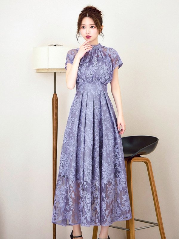 スモーキーラベンダー  モデル：ゆめ　身長：160cm　着用サイズ：8号(Sサイズ)