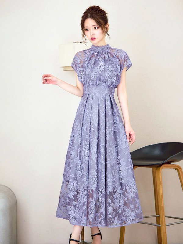 スモーキーラベンダー  モデル：ゆめ　身長：160cm　着用サイズ：8号(Sサイズ)