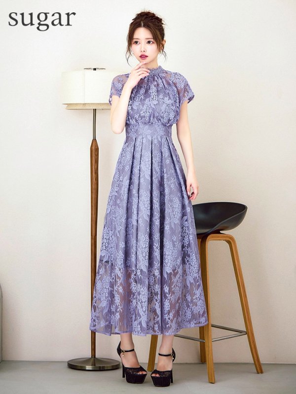 スモーキーラベンダー  モデル：ゆめ　身長：160cm　着用サイズ：8号(Sサイズ)