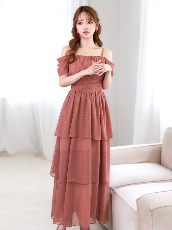 アプリコット　 モデル：ゆめ　身長：160cm　着用サイズ：8号(Sサイズ)