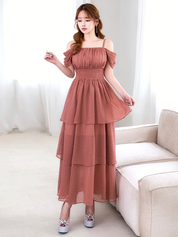 アプリコット　 モデル：ゆめ　身長：160cm　着用サイズ：8号(Sサイズ)