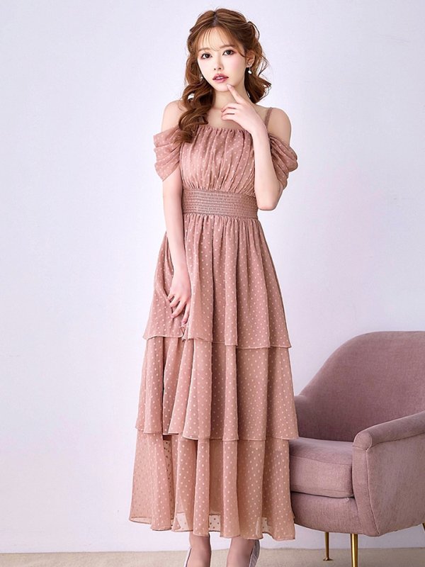 モカブラッシュ　 モデル：ゆめ　身長：160cm　着用サイズ：8号(Sサイズ)