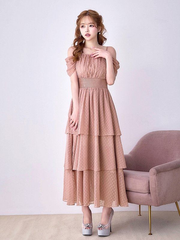 モカブラッシュ　 モデル：ゆめ　身長：160cm　着用サイズ：8号(Sサイズ)