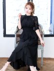 ブラック　モデル：ゆめ　身長：160cm　着用サイズ：8号(Sサイズ)