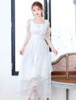 アイボリー　モデル：ゆめ　身長：160cm　着用サイズ：8号(Sサイズ)