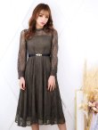 画像6: 【AMORA GRACE / アモーラグレース】 オケージョンドレス/ パーティードレス/ お呼ばれドレス/ 総レース/ 袖あり/ ミモレ丈/ ワンピース/ キャバドレス[OF05] (6)