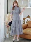画像7: 【AMORA GRACE / アモーラグレース】 オケージョンドレス/ パーティードレス/ お呼ばれドレス/ ハイネック/ レース/ 袖あり/ Aライン/ ミモレ丈/ ワンピース/ キャバドレス[OF05] (7)
