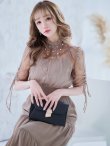 画像14: 【AMORA GRACE / アモーラグレース】 オケージョンドレス/ パーティードレス/ お呼ばれドレス/ ハイネック/ レース/ 袖あり/ Aライン/ ミモレ丈/ ワンピース/ キャバドレス[OF05] (14)